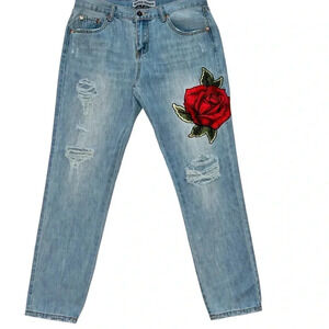 Rodeo Quincy High Rise Straight Pant Tomboy size 8